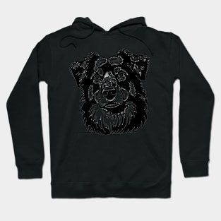 The Watchful Eyes of a Noble Dog" Hoodie